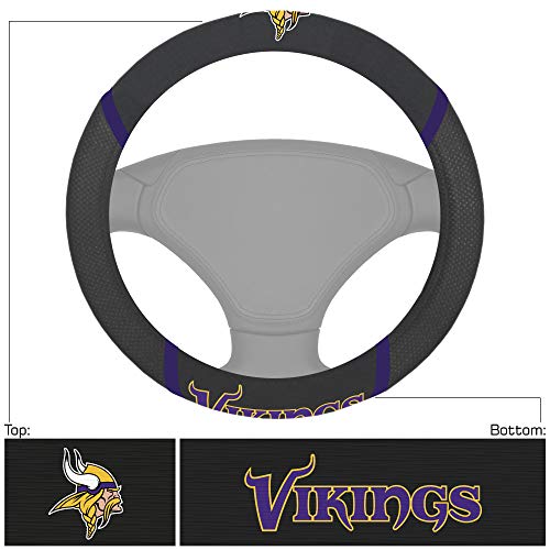 NFL Minnesota Vikings Embroidered Steering Wheel Cover