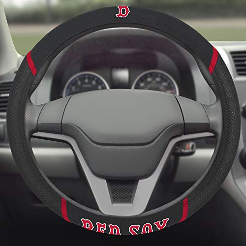 MLB Boston Red Sox Embroidered Steering Wheel Cover