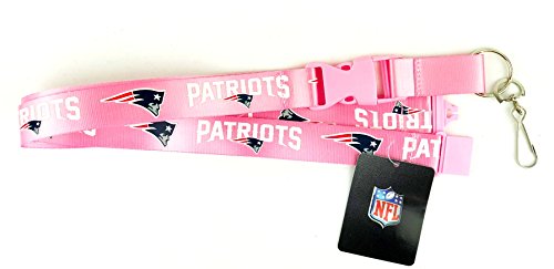 NFL New England Patriots Unisex LANYARDS, Back, One Size