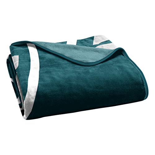 NFL Philadelphia Eagles Raschel Throw Blanket, 60" x 80", Slant