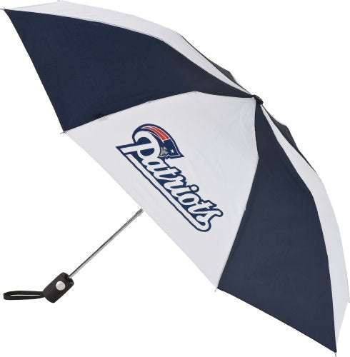 NFL New England Patriots Auto Folding Umbrella One Size