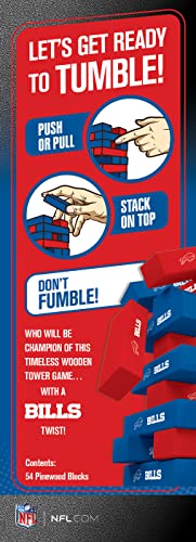 Game Day - NFL Buffalo Bills - Tumble Tower, Real Wood Blocks