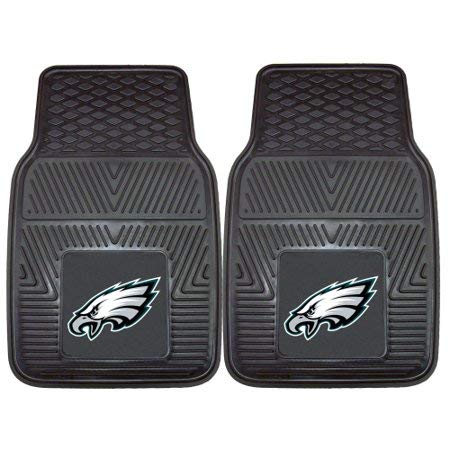 NFL 2-Piece Heavy-Duty Vinyl Car Mat Set, Eagles