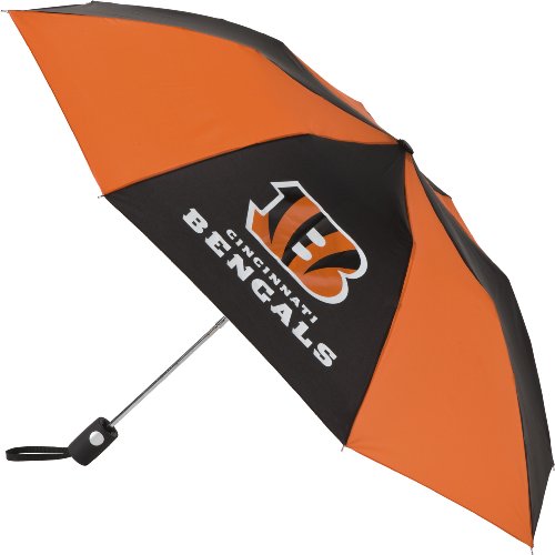 NFL Cincinnati Bengals Auto Folding Umbrella One Size Fits All