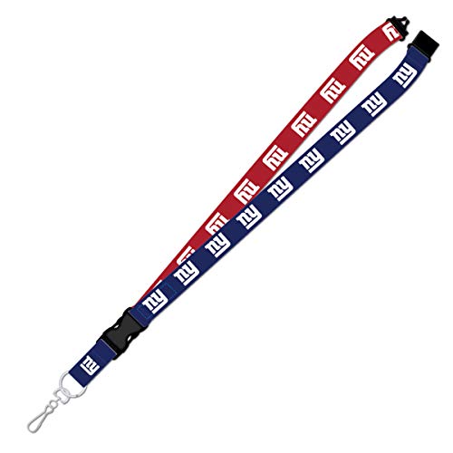 NFL New York Giants Two Tone Lanyard, Dark Blue/Red, One Size