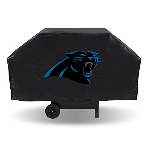 NFL Vinyl Grill Cover, Carolina Panthers, 68 x 21 x 35-inches One Size