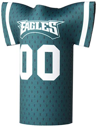 Logo Brands NFL Philadelphia Eagles Jersey Bottle Coozie One Size