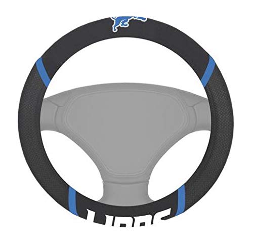 NFL Detroit Lions Embroidered Steering Wheel Cover