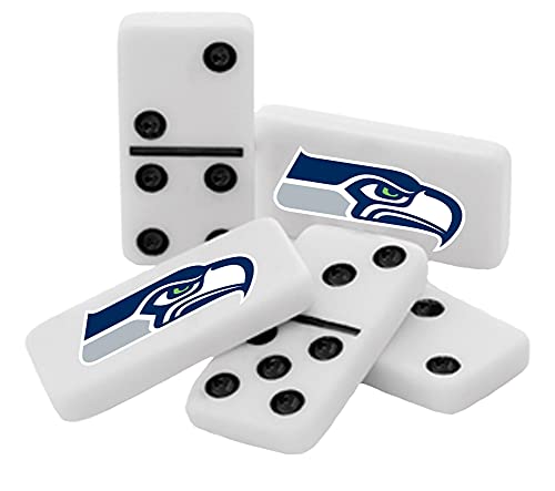 NFL Seattle Seahawks Collector Edition Double Six Dominoes One Size