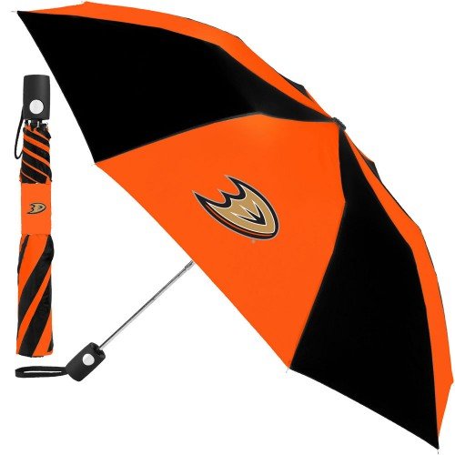 NHL Anaheim Ducks Auto Folding Umbrella, Multicolor