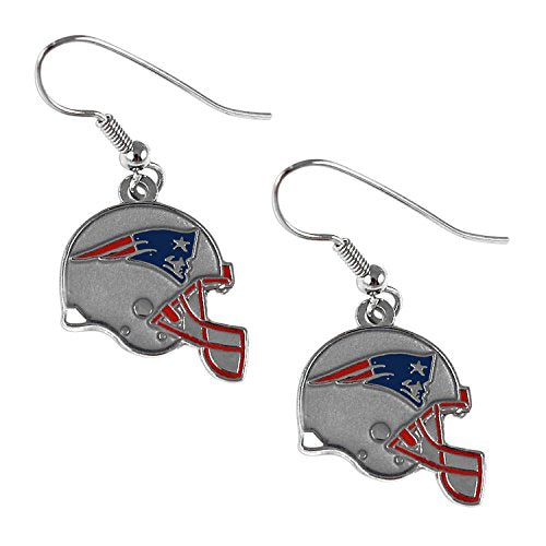 Sports Team NFL New England Patriots J Hook Dangle Logo Earring Set One Size