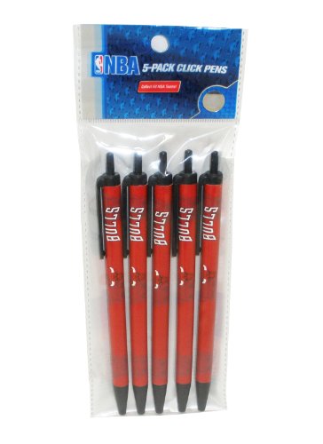 NBA Chicago Bulls Disposable Click Pens One size