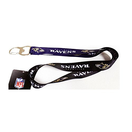 NFL Baltimore Ravens Ombre Lanyard, Black/Purple, Onse Size 0