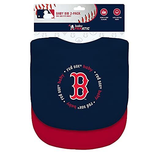 MLB Boston Red Sox Baby Bibs 2-Pack