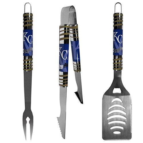 MLB Kansas City Royals Tailgater BBQ Set (3 Piece), Steel