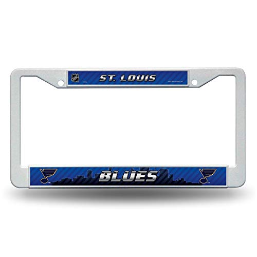 NHL Blues Plastic Frame, 15 x 8, Logo Color