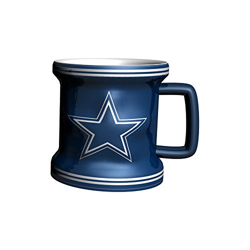 Logo Brands NFL Dallas Cowboys Sculpted Mini Mug, Size 2.5, Blue