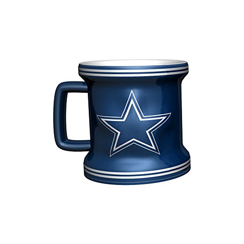 Logo Brands NFL Dallas Cowboys Sculpted Mini Mug, Size 2.5, Blue