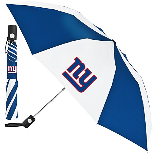 NFL New York Giants Auto Folding Umbrella One Size Fits All