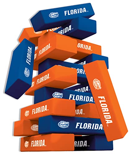 Game Day - NCAA Florida Gators - Tumble Tower, Real Wood Blocks