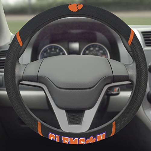 NCAA Clemson University Tigers Polyester Steering Wheel Cover , 15"x15 15" x 15"