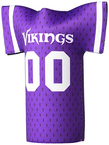 Logo Brands Officially Licensed NFL Minnesota Vikings Jersey Bottle Coozie