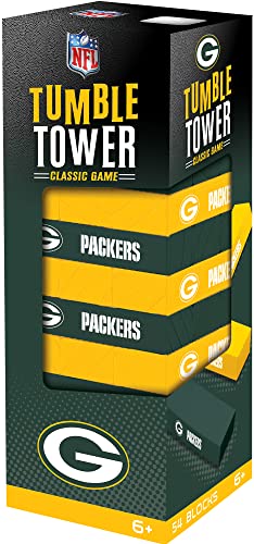 Game Day - NFL Green Bay Packers - Tumble Tower, Real Wood Blocks