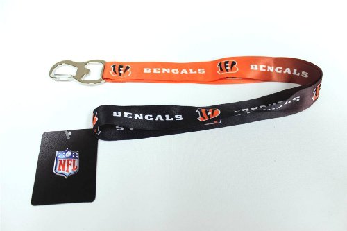 NFL Cincinnati Bengals Ombre Lanyard, Orange 0