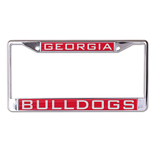 WinCraft NCAA Georgia, University Inlaid Metal LIC Plate Frame