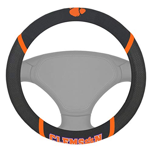 NCAA Clemson University Tigers Polyester Steering Wheel Cover , 15"x15 15" x 15"