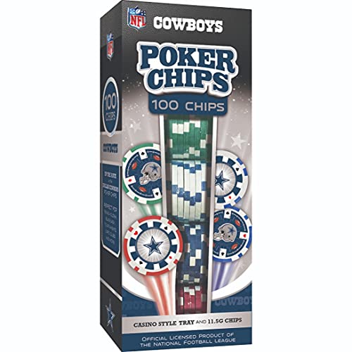 NFL Dallas Cowboys NFL 100-Piece Poker Chips