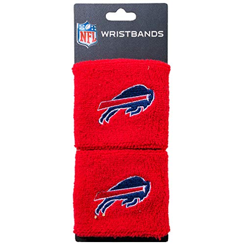 Franklin Sports NFL Buffalo Bills Embroidered Wristbands