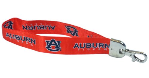 NCAA Auburn University Wristlet Lanyard, Orange, One Size