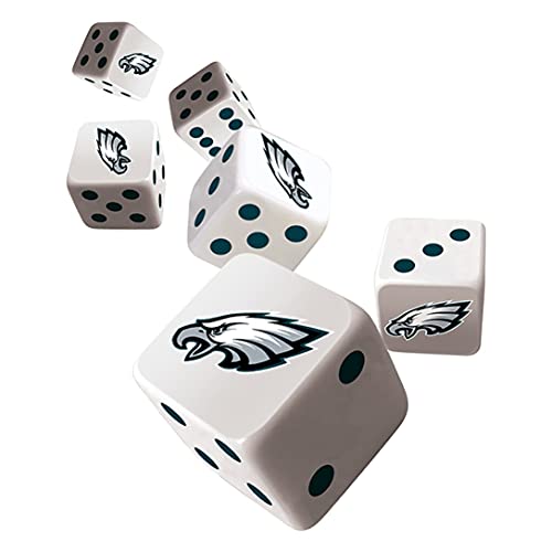 NFL Philadelphia Eagles Dice Set, One Size