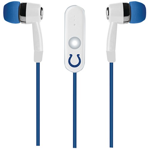 NFL Indianapolis Colts Hands Free Ear Buds with Microphone 7 x 3.5"