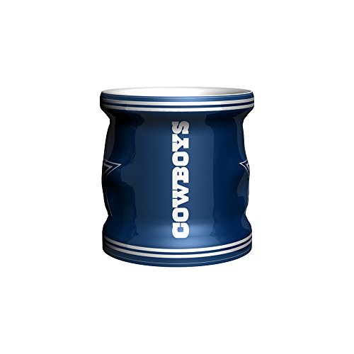 Logo Brands NFL Dallas Cowboys Sculpted Mini Mug, Size 2.5, Blue