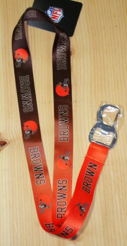 NFL Cleveland Browns Ombre Lanyard, Brown/Orange, One Size