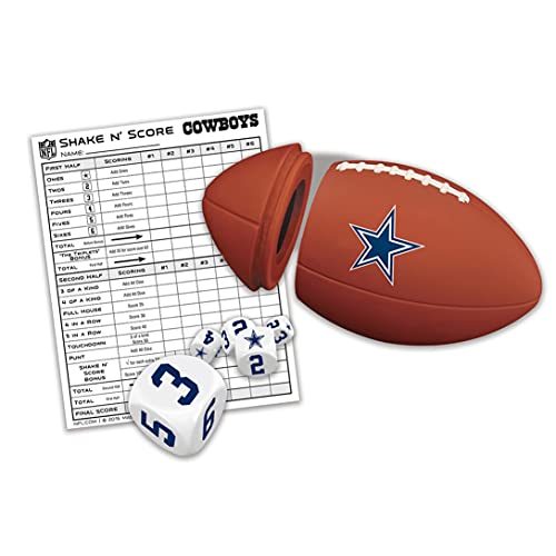 NFL Dallas Cowboys Shake N' Score Travel Dice Game One Size