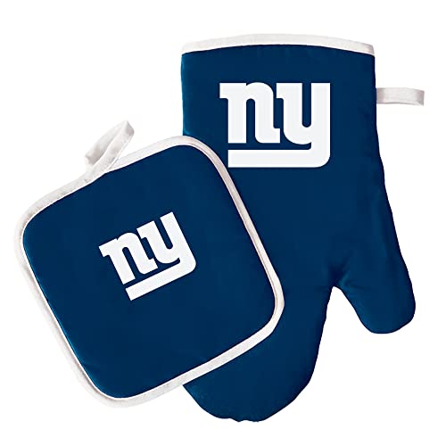 NFL Oven Mitt & Pan Holder Set New York Giants One Size