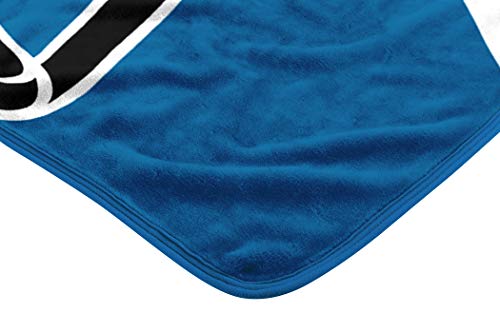 NFL Carolina Panthers Raschel Throw Blanket, 60" x 80", Slant