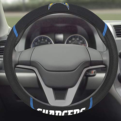 NFL Los Angeles Chargers Embroidered Steering Wheel Cover