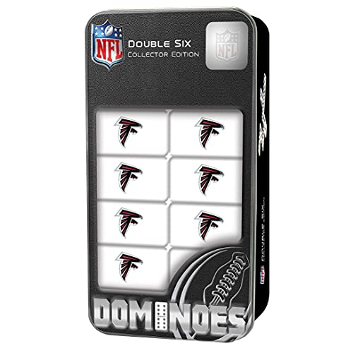 NFL Atlanta Falcons, Double Six Collector Edition Dominoes Game 7.5" X 2" X 4.5"