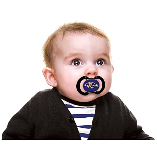 Baltimore Ravens NFL 2-Pack Pacifiers One Size