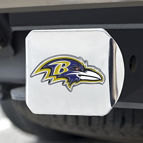 NFL Baltimore Ravens Hitch Cover - 3D Color Emblem