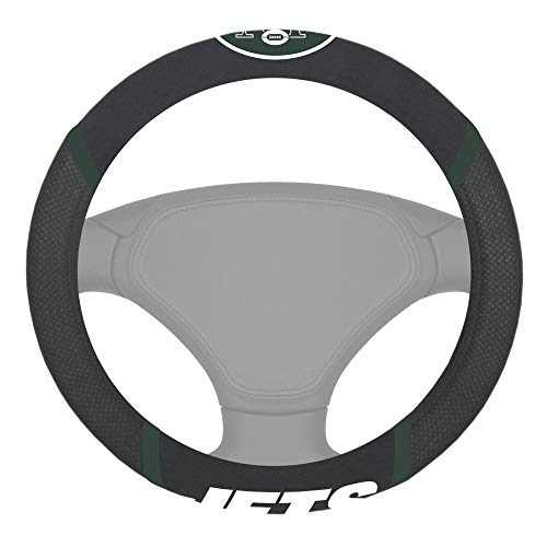 NFL New York Jets Embroidered Steering Wheel Cover