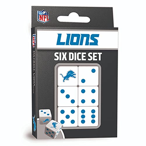 NFL Detroit Lions Dice Set, One Size