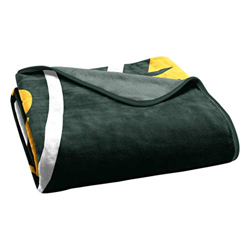 NFL Green Bay Packers Raschel Throw Blanket, 60" x 80", Slant