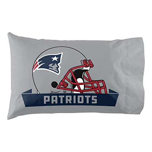 Northwest NFL New England Patriots Pillowcase Set 2-Pack, 20" x 30", Monument