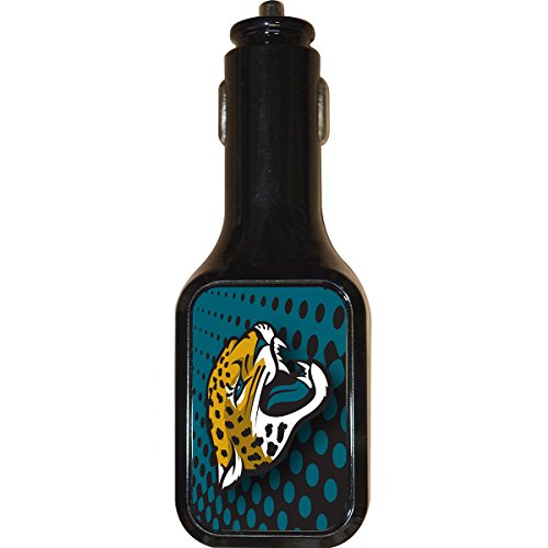 NFL Jacksonville Jaguars 2-in-1 Wall and Car Charger, Teal