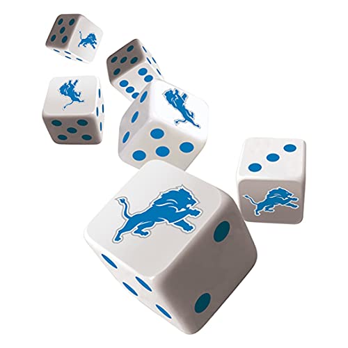 NFL Detroit Lions Dice Set, One Size